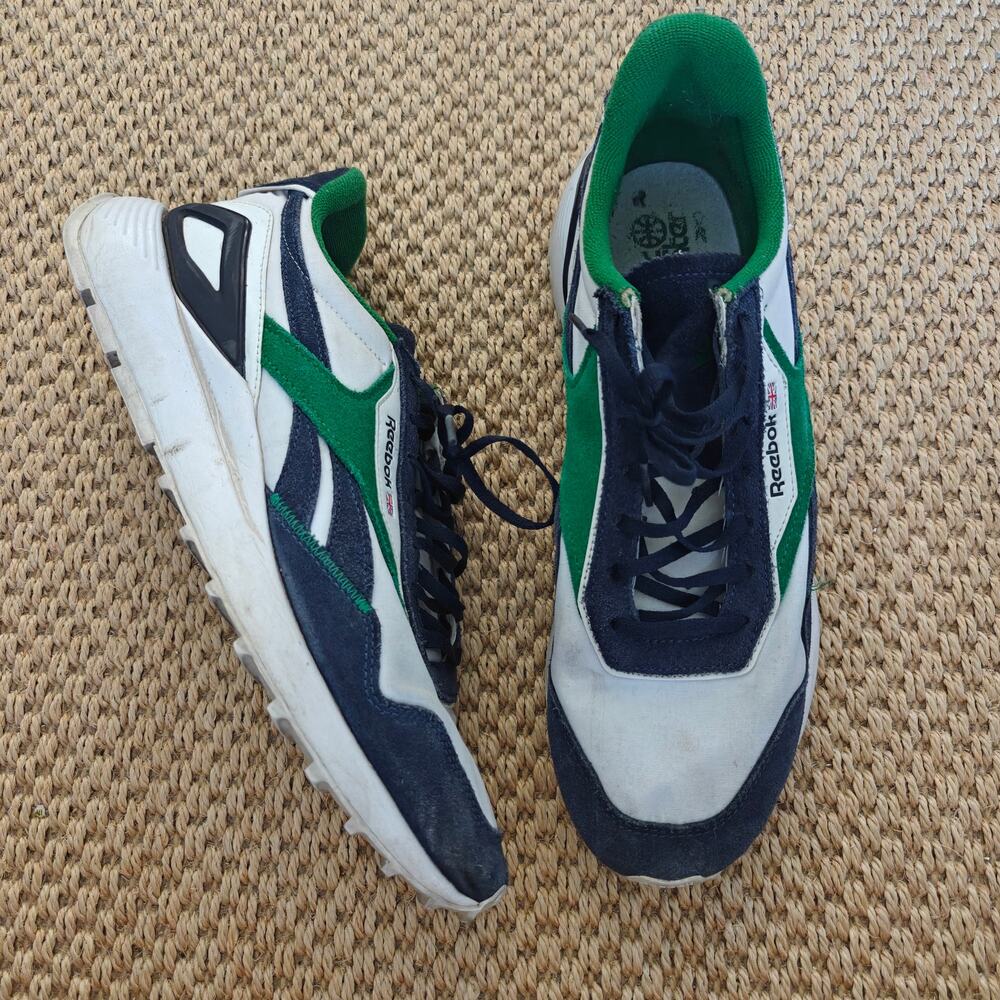 Reebok Classic Leather Legacy AZ GY9797 Navy Green White Sneakers Men 12